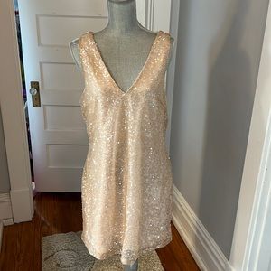 NWT Target gold sequin dress Perfect for Eras tour, parties, brunches, weddings!